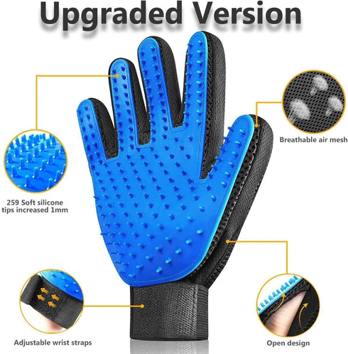 Washable Dog Pee Pads with Free Grooming Gloves,Non Slip Dog Mats with Great Urine Absorption,Reusable Puppy Pee Pads