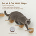 45LBS 3 Cat Wall Shelves with Non-Slips Steps, Space-Saving Mounted Cats Walls Furniture & Shelf with Washable Cushion