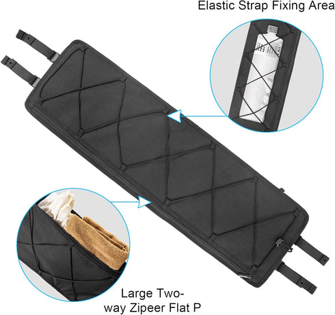 Golf Cart Overhead Storage Bag, Heavy Duty Ceiling Organizer Bag, Compatible with Club Car Precedent, Tempo, Onward