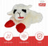 Multipet Lamb Chop Dog Plush Toy, Squeaky Toy for All Dogs, Extra Soft Plush, 6", Cream