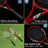 Pre-Strung Tennis Racket Set for 2 Players, 27 Inch Light Adult Racquets for Beginners with Balls, Overgrips, Carry Bag
