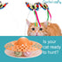 2 1 Recommended Caroline's Cats Automatic Butterfly Cat Toy Interactive in with Auto Shut Off & Catnip Ball Track;