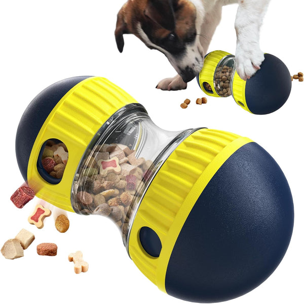 Dog Interactive Toys, Indestructible Puppy Treat Dispenser for Large/Medium/Small Aggressive Chewers