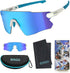 Wrap Around Lightweight Sports Sunglasses for Small Face Teens, Women, Youth - Cycling, Baseball, Running, Pickleball