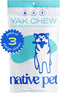 Native Pet Yak Chews (3 X-Large Chews) - Dog Sticks & Chews for Large Dogs