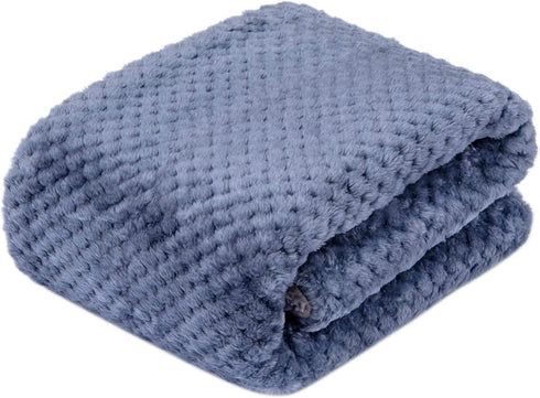 Fuzzy Dog Blanket, Cat Blanket, Warm Soft Plush Fleece Receiving Blankets for Dog Bed, Cat Bed, Couch, Sofa, Travel,