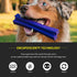 Playology Silver Dental Chew Stick Dog Toy for Medium Senior Dogs (15-35lbs) - All-Natural Pork Scented