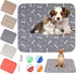 Nazada 4 1 Reusable Puppy Pee Pad, Washable Dog Pee Pad, Dog Training Mat with Toy Balls and Hair Comb, Anti-Slip