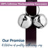 Dog Door Bells for Potty Training, Handcrafted in USA with Loud, Paw-Safe Bells, Quick & Easy Puppy Training, Black