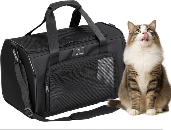 Airline Approved Pet Carrier for Small Dogs & Cats Up to 15lbs,