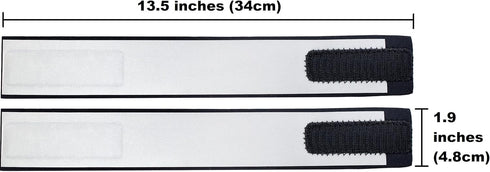 Reflective Ankle Bands - 1,000+ Foot Visibility with Large Reflective Area for Safety During Nighttime