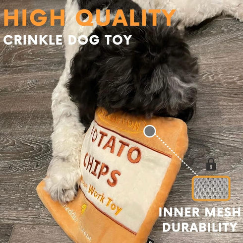 Interactive Dog Toys - Enrichment Snuffle Crinkle Treat Puzzle Toys for Small, Medium, and Large Dogs (Level 2)