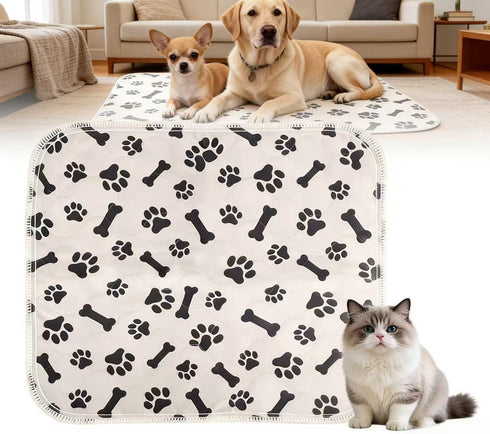 Generic 36X72 Inch (Pack 2)) Washable Pee Pads for Dogs & Cats, Reusable Waterproof Super Absorbent Non-Slip Leak-Proof