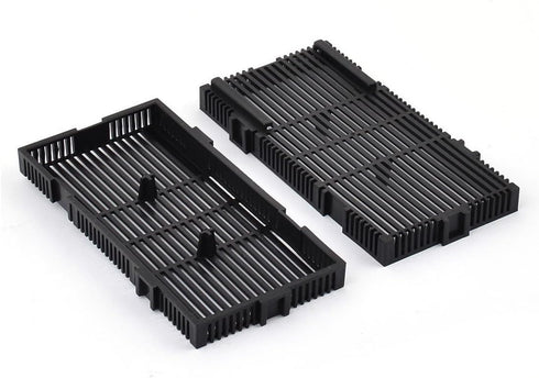 XMHF Undergravel Filter Board for Aquarium Fish Tank, 32pcs Black Air Tube