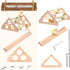 2 Pieces Chicken Perch Hens Handmade Perch Stand Toy Chicken Wood Stand Chicken Toy Wooden Roosting Jungle Chick Gym