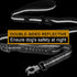 Heavy Duty Dog Leash, 4-6FT Shock Absorbing Tactical with 2 Padded Handles, Advanced Easy Metal Clip, No Pull