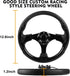Golf Cart Steering Wheel for EZGO RXV & TXT, Club Car DS, Club Car Precedent Tempo, Yamaha Golf Carts, Black