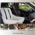 Fabric,2 WOOAIDAGG Dog Car Seat for Small Dogs,Ultra-Soft Storage Pockets & Safety Leash,Adjustable Straps,Easy