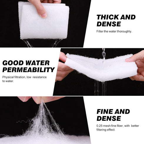 Balacoo Aquarium Filter Pad, Biochemical Cotton Filter Foam Sponge Media Roll Pad for Fish Tank Water Cleaning Supplies