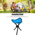 RiToEasysports 3 Camping Tripod Stools, Legs Folding Portable Tall Slacker Chair Lightweight Camping Tripod Seat Garden