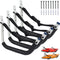 Kayak Storage Rack Wall Mount for Garage, 4 Pack for Hanging Canoe, Surfboard, Snowboard, Paddle Board, Bikes
