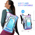 Rave Hydration Backpack, Lightweight Festival Hydration Pack with 2L Water Bladder, Anti Theft Hydration Bag