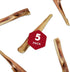 6 Inch 5 Count (Pack 1) 100% Packed, Best Bully Sticks Cheeky Beef Treats - of - Single Ingredient, Grass-Fed, USA