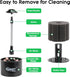 hygger Aquarium Sponge Filter for 5-20 Gallon Small Fish Tanks, Air-Powered Filter with Reusable Biochemical Ball