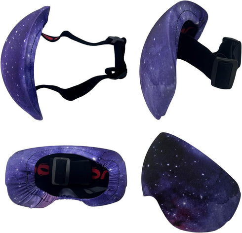 Wanty Lycra Microfiber Ski Snowboard Goggle Cover Sleeve Protectors for Lens Travel Storage