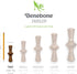 Benebone 2-Pack Maplestick/Zaggler Durable Dog Chew Toys, Real Bacon, Real Maplewood, Tiny