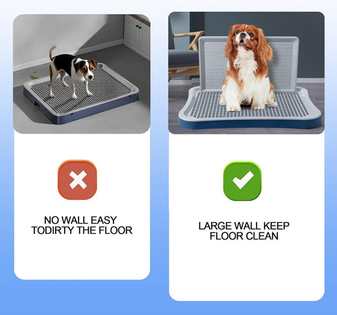 MCYXX Dogs,20"*15", Pee Pad Holder,Indoor Dog Potty Pad,Puppy Potty Training Tray,for Small and Medium-Sized with Pee