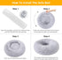 Cat Beds for Indoor Cats, 20 Inch Round Dog Bed for Small Medium Large Dogs, Washable with Slip-Resistant Bottom