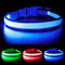 YFbrite Full Adjustable LED Dog Collar, Reflective Light Up Collar for All Dogs Safety (Medium, Blue-2)