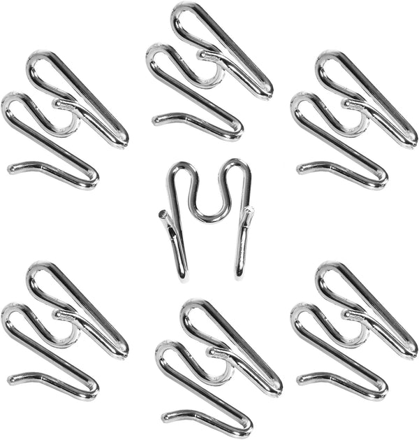 7PACK Extra Links 2.25mm for Dog Collar, Prong Collar Extender, Steel Chrome Plated Training Links (Silver)