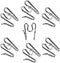 7PACK Extra Links 2.25mm for Dog Collar, Prong Collar Extender, Steel Chrome Plated Training Links (Silver)