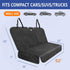 900D ALLANSING Back Seat Cover for Compact Cars/SUVs Rear Split Bench - Oxford Waterproof Non-Slip Car Seat Protector