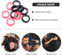 10pcs Silicone Scissor Finger Rings, Professional Shear Protectors for Hairdressing and Pet Grooming, Anti-skid Design