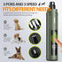 3-Speed 4 IREDOON Dog Nail Grinder Upgraded - Professional Super Quiet and Low Vibration Electric Pet Nail Grinder
