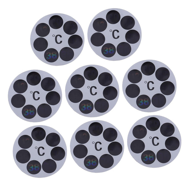 FUNNETOYU 8Pcs Bath Temperature Stickers LCD Color Changing Thermometers for Boy Girl Accurate