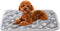 Dog Crate Mats - Soft Reversible Dog Bed Mat, 24x16 Inch, Machine Washable for Small Dogs