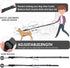 Hotsky Tactical Dog Leash - Heavy Duty for Medium Large Dogs, 4-6Ft Strong Bungee Shock Absorbing with Padded Double