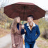 Prospo 62 Inch Large Travel Umbrella - Windproof Compact Reverse Folding Golf Umbrella with Automatic Open Close