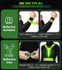 LED Reflective Vest Running Gear Set, USB Rechargeable Light Up Running Vest for Night Walking with Waterproof Phone