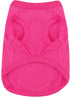 Expressive Cotton Dog Apparel: Soft, Lightweight Puppy Shirt Vest for Small and Medium Dogs, Featuring The Playful 'Cute but Psycho' Slogan Print Rose Red X-Small