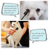 LUTER 4 Pcs Tear Stain Remover Comb - Double-Sided Multifunctional Dog Eye Comb Brush for Grooming