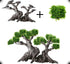 Novelsite Fish Tank Decor - Bonsai Trees with Faux Moss, Aquarium Rocks Aquascaping, Sandstone Goldfish Betta Hides