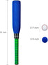 Ultra Soft 22 Inch Kids Foam Baseball Bat Toys with 4 Balls – Gift for Children Age 3-8, Blue