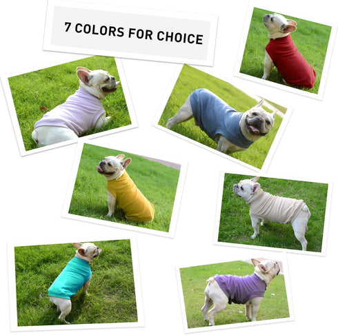 Soft Fleece Dog Sweatshirt - Warm Dog Sweaters for Small Medium Dogs, Cold Weather Pet Sweaters