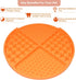 Bangp Licking Mat for Dogs and Cats - Heavy-Duty Puzzle Mat for Boredom Anxiety Reduction, Perfect for Treats (Orange)
