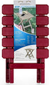 51684 Camco Red Regular Adirondack Portable Outdoor Folding Side Table, Perfect for The Beach, Camping, Picnics